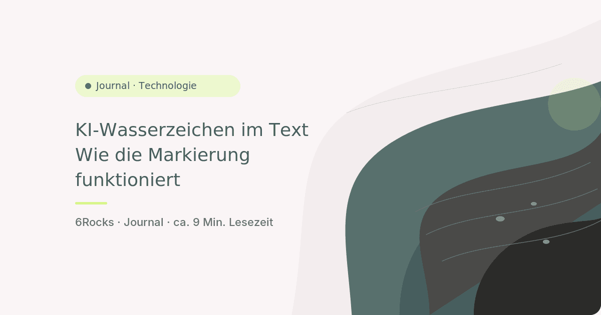 KI-Wasserzeichen im Text: Wie die Markierung funktioniert